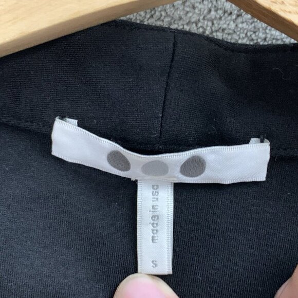 Three Dots Cardigan Womens Small Black Open Front Sweater Casual Office Workwear - Picture 6 of 9